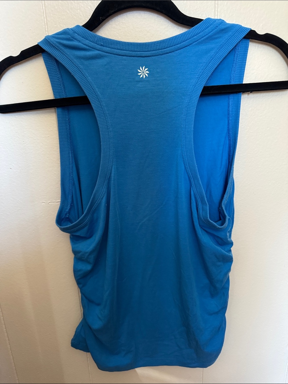 ATHLETA Fastest Track Ruched Racerback Active Tank Top SIZE: SP MSRP $49 - Picture 3 of 7